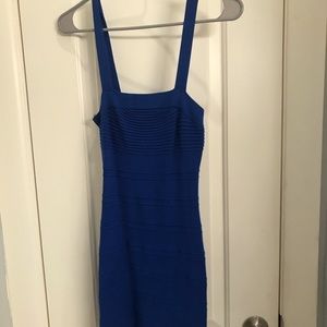 Forever 21 Royal Blue Fitted Dress